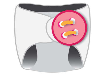 This logo design illustrates a baby's diaper. It is perfect for businesses related to children & childcare and retail. Exclusive Logo Collection This logo design illustrates a baby's diaper. It is perfect for businesses related to children & childcare and retail. Exclusive Logo Collection - 17268700