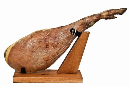 jamon iberico: Un atasco en su stand.