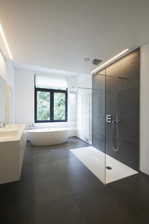 Dusche vorm fenster: wohnung room . schiebetür nische cm ...