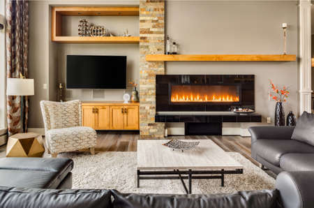 Luxe interieur woonkamer: status living voor het mooiste ... Openhaard woonkamer interieur