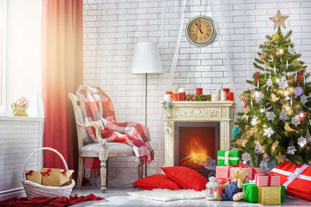 Weihnachten wohnzimmer lizenzfreie vektorgrafiken kaufen: 123rf