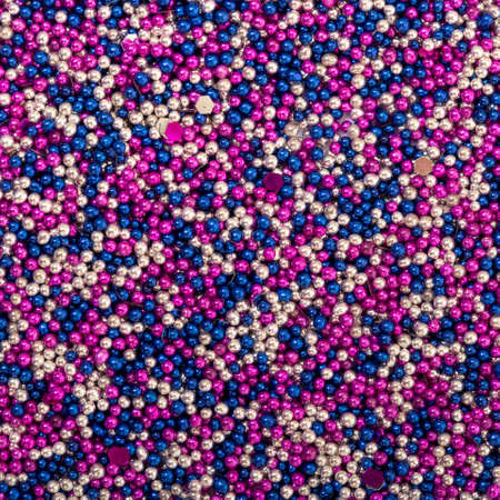 Fondo De Blanco, Azul Y Rosa Bolas De Bolas, Decoración De Uñas ... Fondo De Blanco, Azul Y Rosa Bolas De Bolas, Decoración De Uñas ...