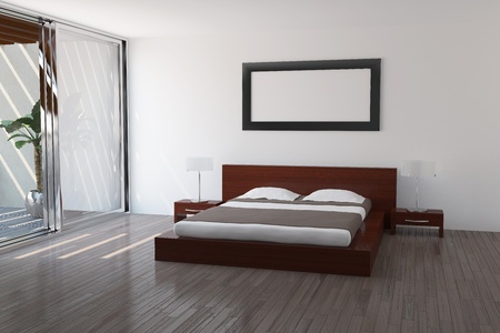 Camera da letto moderna foto royalty free, immagini, immagini e ... Camere da letto moderne in mansarda