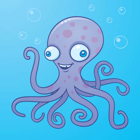 Muy feliz cumpleaños Pulpo Loco !!!! 4743863-ilustraci-n-vectorial-de-dibujos-animados-de-un-pulpo-feliz-en-el-agua-con-burbujas