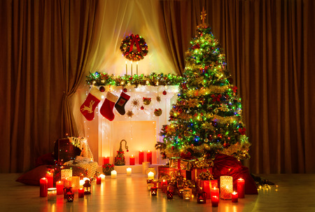 Weihnachten wohnzimmer lizenzfreie vektorgrafiken kaufen: 123rf