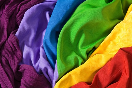 telas de colores: Telas coloridas