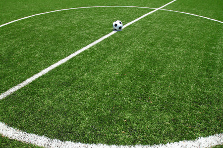 Футбольное поле. Фотография с сайта 123rf.com