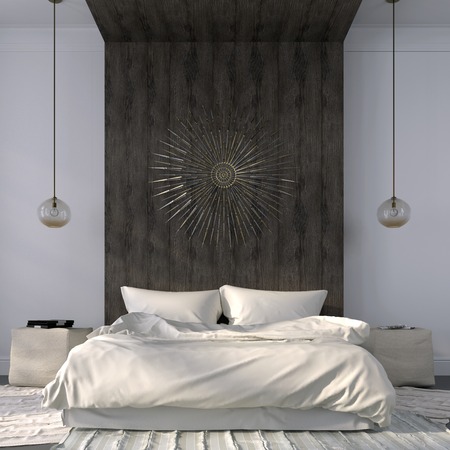 Camera da letto moderna foto royalty free, immagini, immagini e ... Camere da letto moderne in mansarda