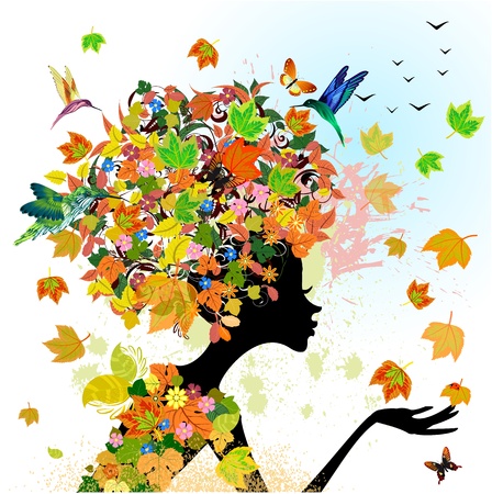 COUP DE GUEULE - Page 5 16787646-fleurs-fashion-girl-en-automne