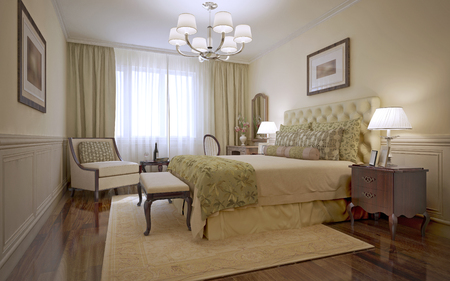 Camera da letto con parquet foto royalty free, immagini, immagini ...