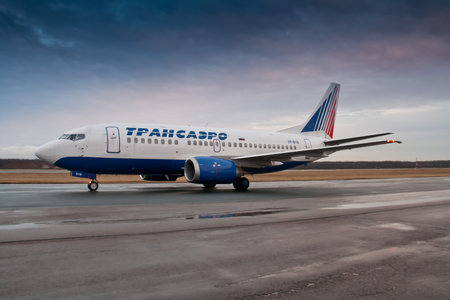 Самолет 'Трансаэро'. Фотография с сайта 123rf.com