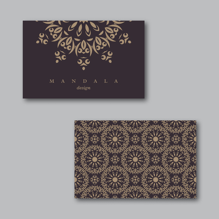 Arabic brown pattern banque d'images, vecteurs et illustrations ... Mandala ovale