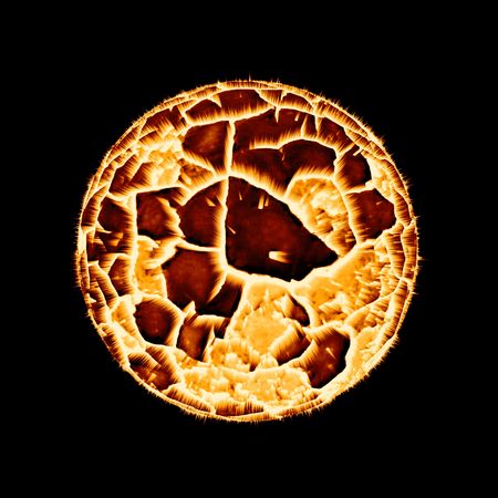 La formation d'un monde nouveau. 6816020-planete-explosion-de-lave