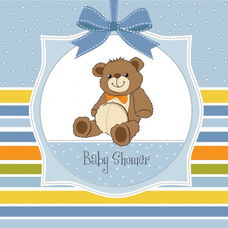 Tarjeta De Baby Shower Con Los Juguetes Ilustraciones Vectoriales ... Tarjeta De Baby Shower Con Los Juguetes Ilustraciones Vectoriales ...