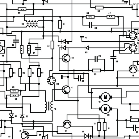 , circuit diagram stock vector illustration and royalty free, wiring diagram