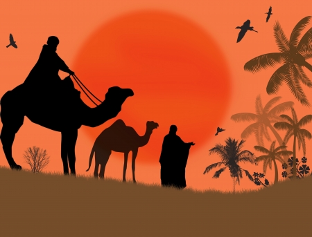 16229750-bedouin-caravane-chameau-sauvage-en-afrique-paysage-illustration-vectorielle.jpg