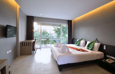 Modern bedroom foto royalty free, immagini, immagini e archivi ...