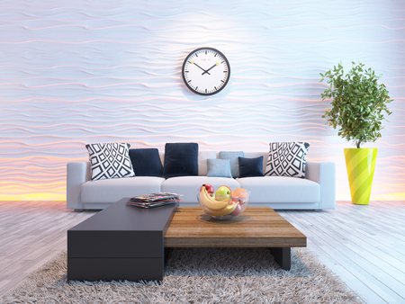 Wandgestaltung wohnzimmer lizenzfreie vektorgrafiken kaufen: 123rf