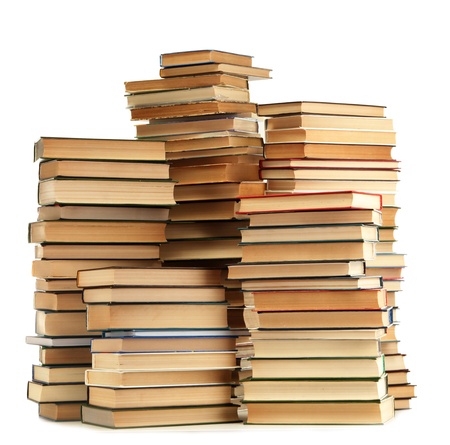 vieux livres isol sur blanc Banque d'images - 15922947