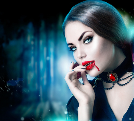 Costume Vampire Halloween Femme