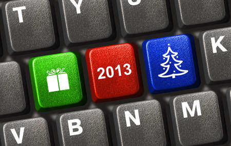 danger virus? 15929472-clavier-d-39-ordinateur-avec-touches-de-noel--concept-de-vacances