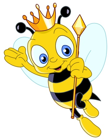 Abeja reina Foto de archivo Abeja reina Foto de archivo - 9722167