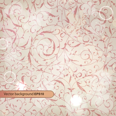 Seamless floral background Stock Photo