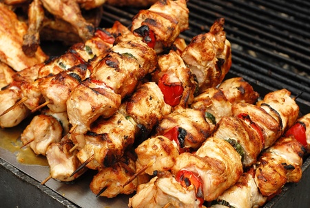 grilled pork: roasted chicken meat Kho ảnh