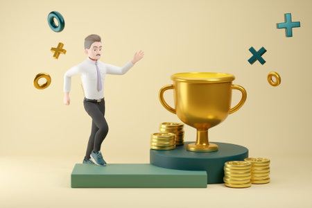 3d promotion concept Stock Photo