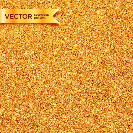 Golden Glitter Textur Vektor nahtlose Muster-Fliese