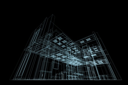 Architecture Blueprints Skyscraper blueprint on black. conceptual architecture blueprint stock photo Architecture Blueprints Skyscraper blueprint on black. conceptual architecture blueprint stock photo