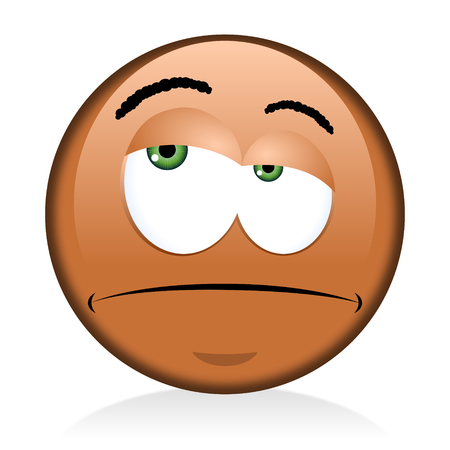 黒絵文字 顔文字 不機嫌そうな の写真素材 画像素材 Image