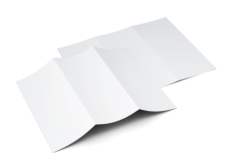 pattern open booklet for your design 3d illustration isolated open booklet