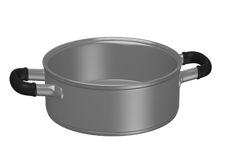 3d Render Of Cooking Pot Stock Photo Picture And Royalty Free