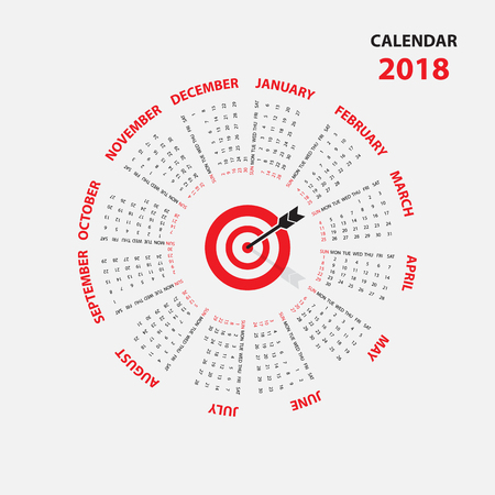 circle calendar template