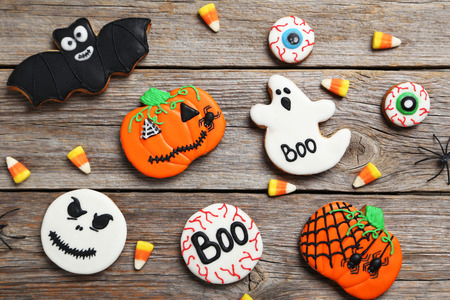 fresh halloween gingerbread cookies on grey wooden table stock photo 79087431 - Halloween Gingerbread Cookies fresh halloween gingerbread cookies on grey wooden table stock photo 79087431 - Halloween Gingerbread Cookies
