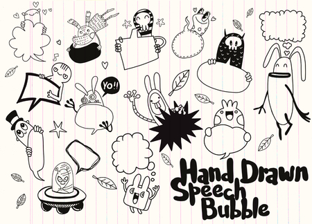 変な文字やかわいい空白音声バブル落書きの設定 ベクトル イラストのイラスト素材 ベクタ Image 変な文字やかわいい空白音声バブル落書きの設定 ベクトル イラストのイラスト素材 ベクタ Image