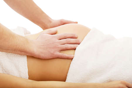 Massage: Беременные женщины, имеющие массаж на животе