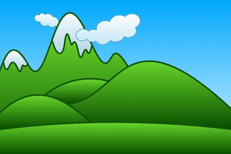 Cartoon Mountains