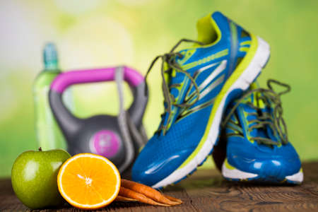 Concept de mode de vie sain, composition en vitamines