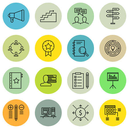 チームワーク チャート 品質管理のプロジェクト管理アイコンのセットです のイラスト素材 ベクタ Image