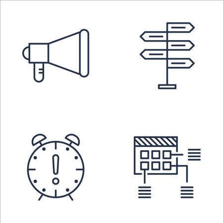 意思決定 プロモーション 締め切りのプロジェクト管理アイコンのセットします プレミアム品質 Eps10 ベクトル イラスト携帯アプリは Ui 設計のため のイラスト素材 ベクタ Image