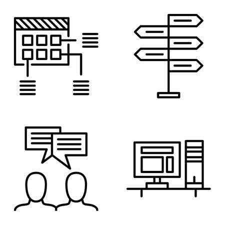 意志決定 アイデアのブレインストーミングとプランニングに関するプロジェクト管理アイコンのセットです アプリ ウェブ モバイル インフォ グラフィック デザインのプロジェクト管理のベクトルのアイコン のイラスト素材 ベクタ Image 意志決定 アイデアのブレインストーミングとプランニングに関するプロジェクト管理アイコンのセットです アプリ ウェブ モバイル インフォ グラフィック デザインのプロジェクト管理のベクトルのアイコン のイラスト素材 ベクタ Image