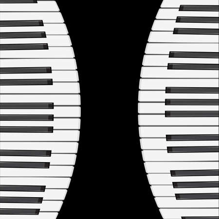 ピアノの鍵盤のイラストが音楽の背景のイラスト素材 ベクタ Image ピアノの鍵盤のイラストが音楽の背景のイラスト素材 ベクタ Image