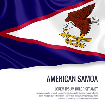 国旗アメリカ領サモア地域パゴパゴ アメリカ合衆国 の写真素材 画像素材 Image