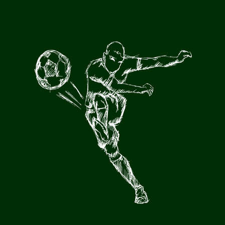 サッカー ボールを蹴るイラスト サッカー選手 のイラスト素材 ベクタ Image サッカー ボールを蹴るイラスト サッカー選手 のイラスト素材 ベクタ Image