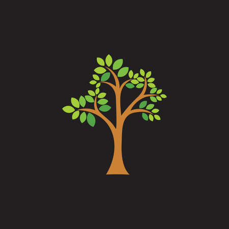 3d gradient leaf tree decoration logo vector ЛОГОТИПЫ