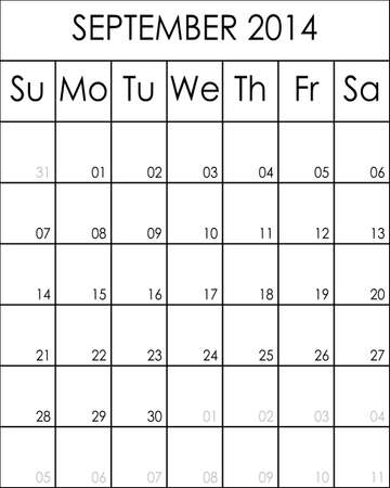 18 de mayo 2014 calendario de la pá con número de días y días calendario septiembre 2014