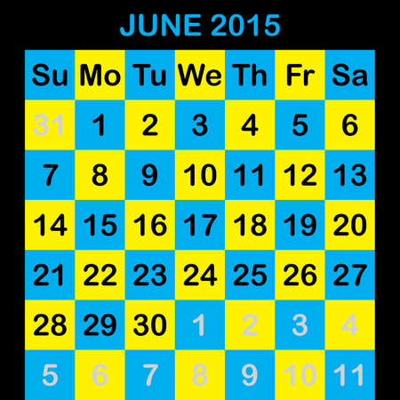 one month calendar 2015 june royalty free cliparts vectors and one month calendar 2015