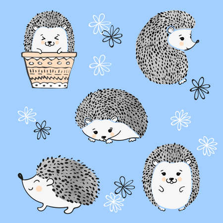 かわいいハリネズミのシームレスなパターン キッズ デザインのピンクの背景をベクトルします のイラスト素材 ベクタ Image かわいいハリネズミのシームレスなパターン キッズ デザインのピンクの背景をベクトルします のイラスト素材 ベクタ Image